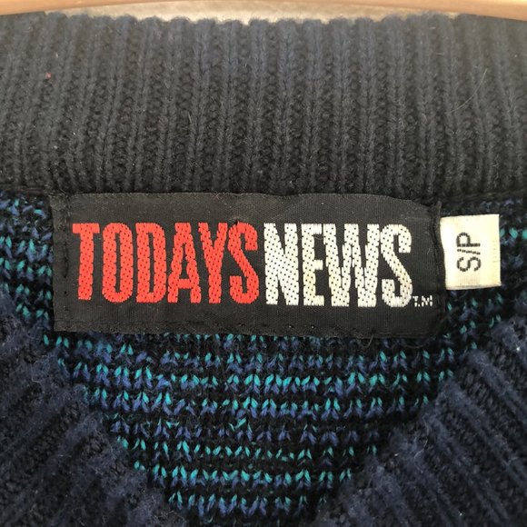 Vintage Crewneck with Faux Leather Accents - Picture 4 of 4